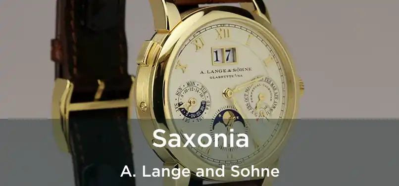  Saxonia A. Lange and Sohne
